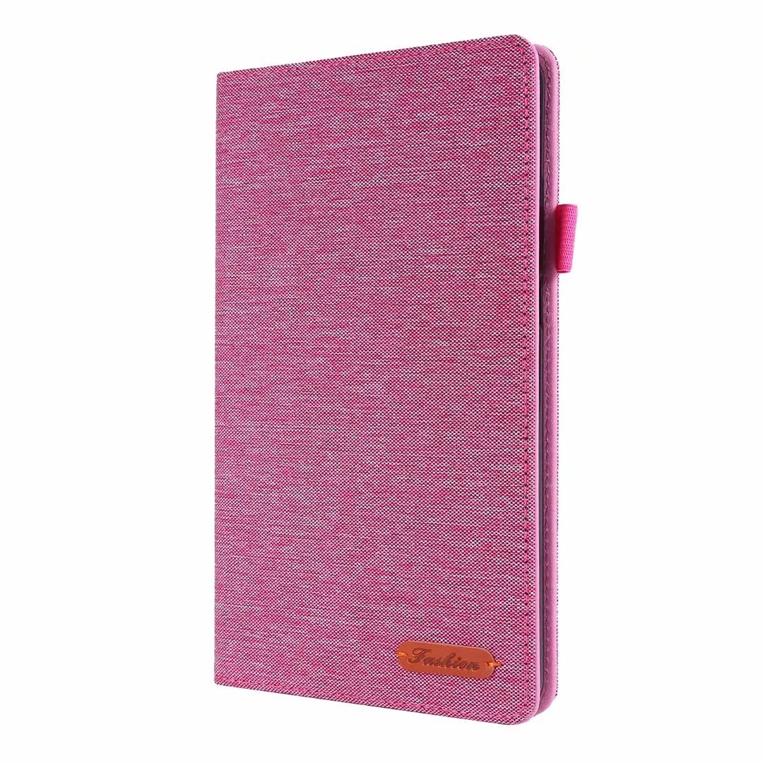 Voor Lenovo Tab M8 Case Pu Leather Stand Cover Voor Lenovo Tab M8 TB-8505F TB-8505X TB-8505I Tablet Case Funda + film Pen: rose