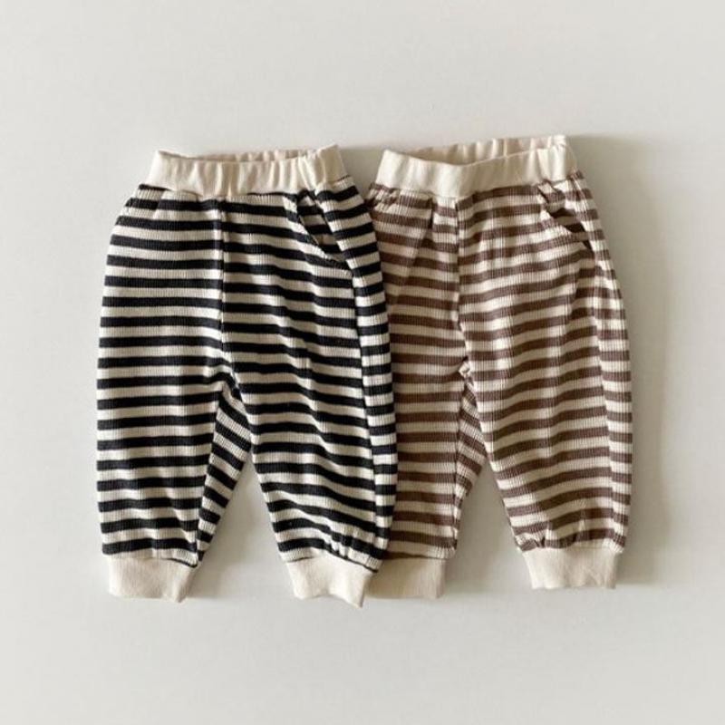 Baby Jongen Gestreepte Casual Broek Katoenen Baby Meisje Harembroek Comfortabele Peuter Pp Broek Herfst Kinderen Broek Kleding