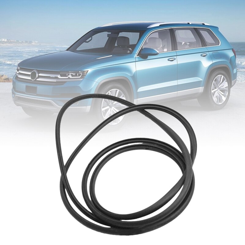 Junta de sellado Gl de techo solar de goma negra, 244 cm, apta para A3, A4, A6, Golf, Jetta, Pat 8E0877297