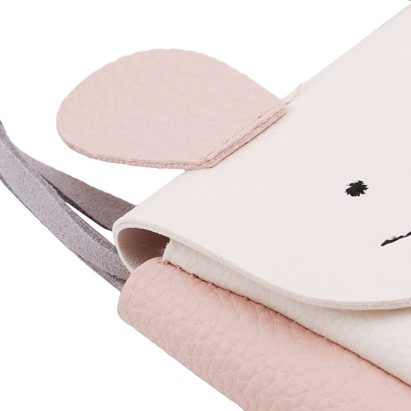 Girls PU Coin Purse Bag Wallet Kids Rabbit One Shoulder Bags Small Coin Purse Change Wallet Kids Bag