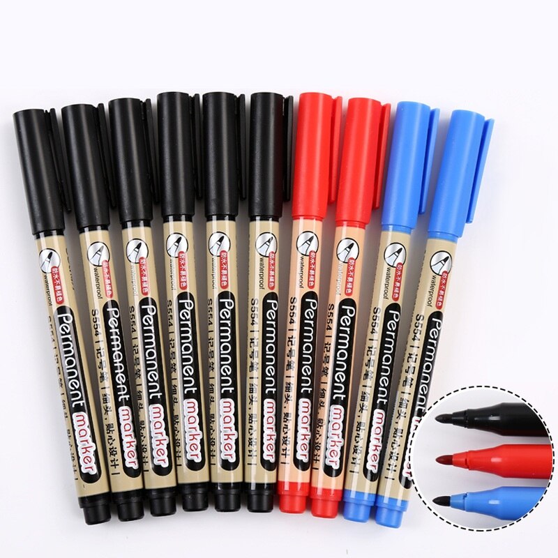 1pc Schnell Trocken Wasserdichte dauerhaft Öl Marker Stifte Für Reifen CD Stoff Zeichnung Unterschrift Gruß Karte Kalligraphie Graffiti Stift