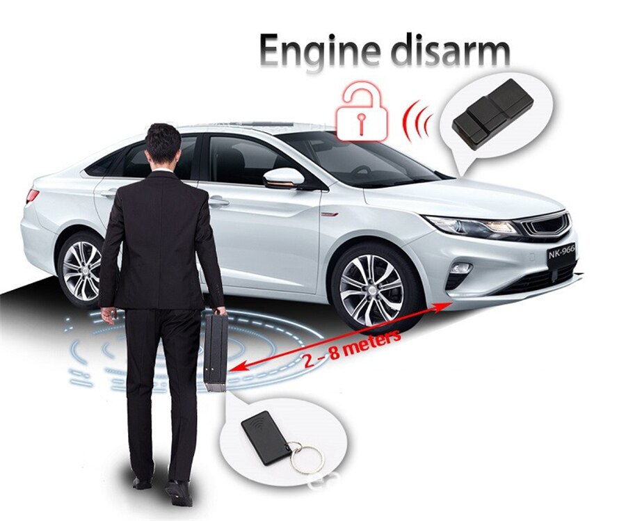 2.4gh Wireless Immobilizer Car Engine Lock Autocar Immobilizer Intelligent Circuit Cut Off Anti-Hijacking