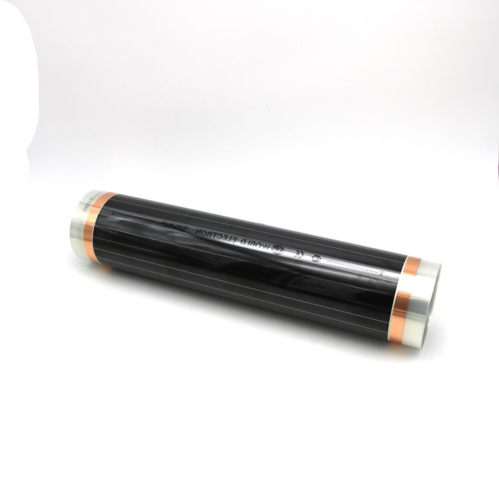 5m2 Floor Infrarood Carbon Verwarming Film 230V Elektrische Korea Carbon Film Heater 50 Cm 80 Cm 100 Cm Breedte