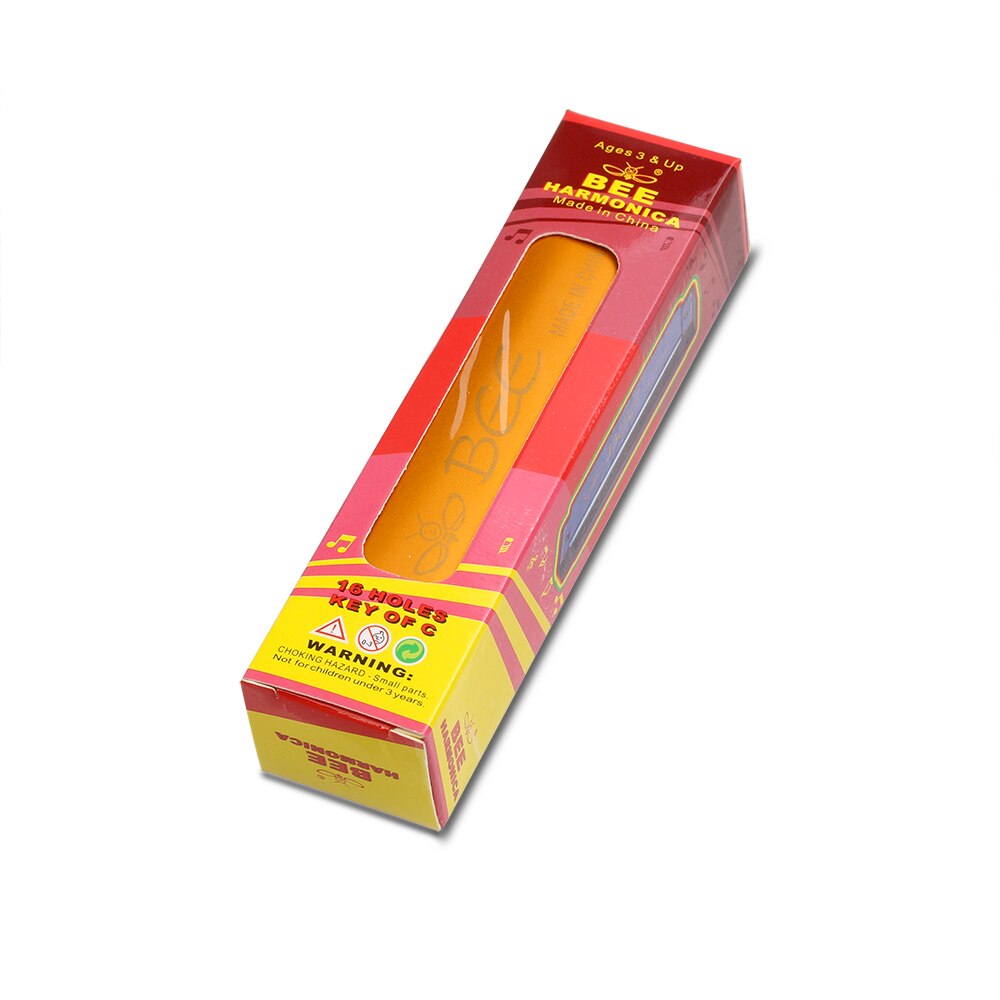 SOACH delicado simple de tono G5 rojo 16 agujero instrumento de armónica armónicas gaita llaveros gaita de boca