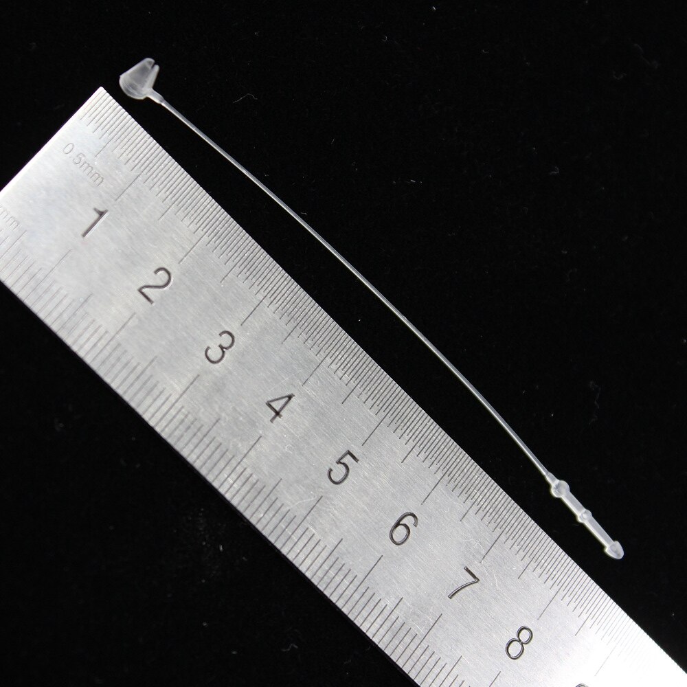 thumbnail image 2 of 1000-Pack Clear 3-Inch Security Loop Snap Lock Tags – Plastic Price Tag Fasteners For Retail 2 of 5