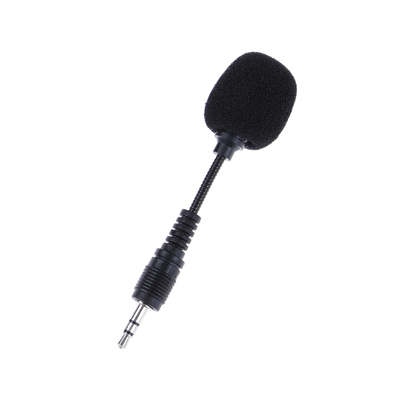 1 PC 10cm Mobile phone Mini 3.5mm Interface Flexible Microphone Stereo For iPhone Android