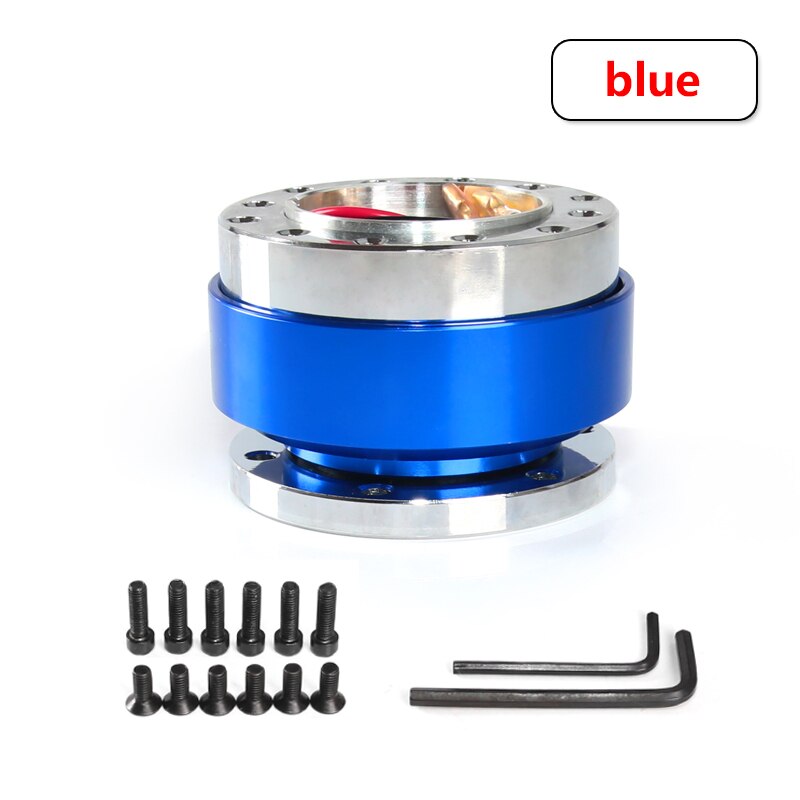 Volante universale Snap Off Adattatore mozzo a sgancio rapido Kit Boss 8 colori disponibili: Blu