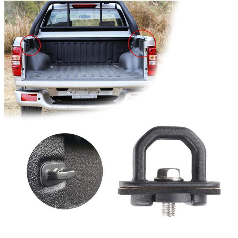 4pcs Tie Down Anchors Truck Bed Side Wall Anchor for 2007 Chevy Silverdo GMC Sierra 15-18 Chevrolet Colorado Pickup DZ97903