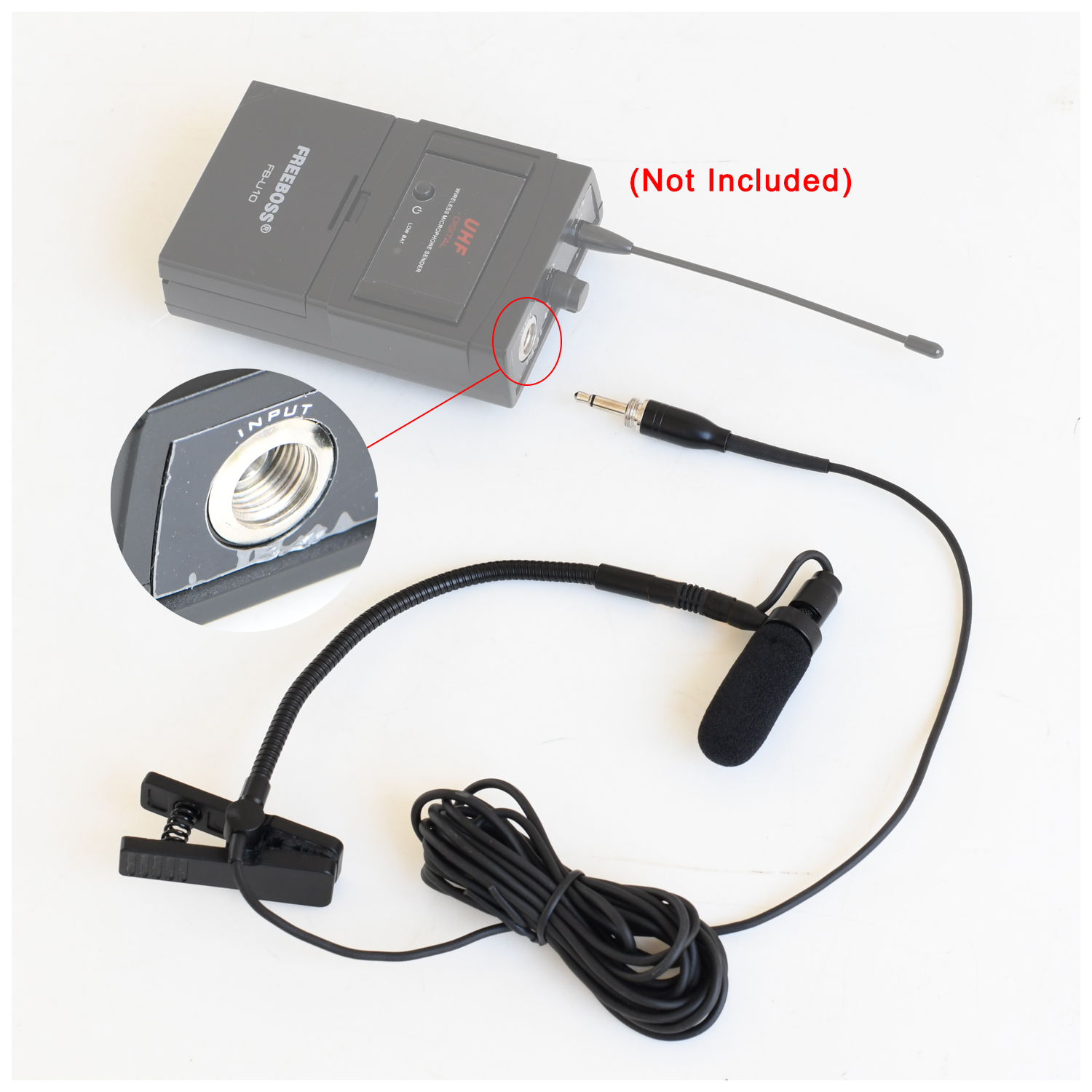 Mini Draagbare Bedrade Sax Microfoon 3 PIN 4 PIN XLR 3.5mm Plug Condensator Saxofoon Omnidirectionele voor Muziekinstrument Microfoon IM-20