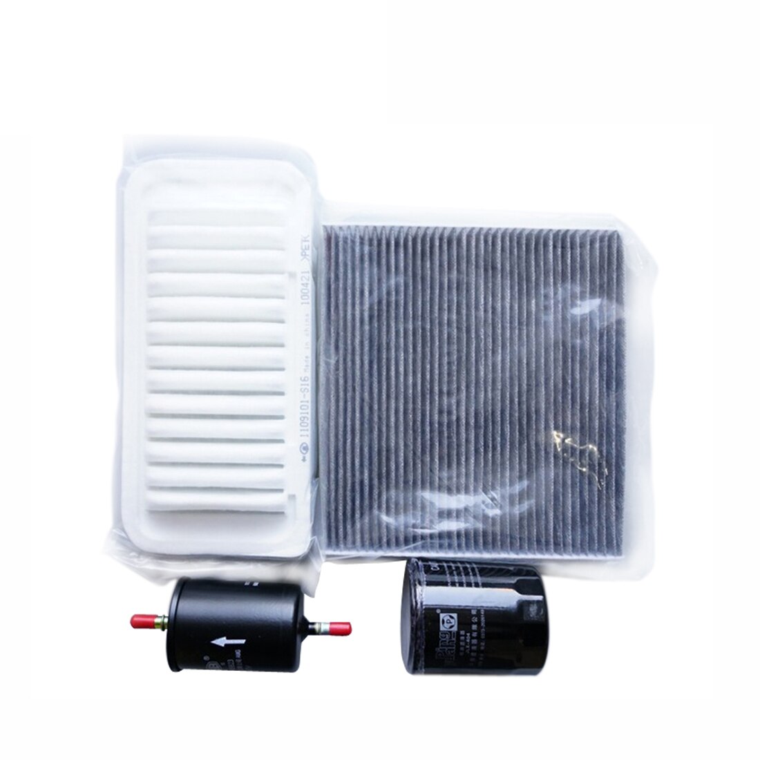 Filtro de aire para gran pared Voleex C30, aire acondicionado de cabina, combustible, aceite, cuatro filtros, 1109101-S08