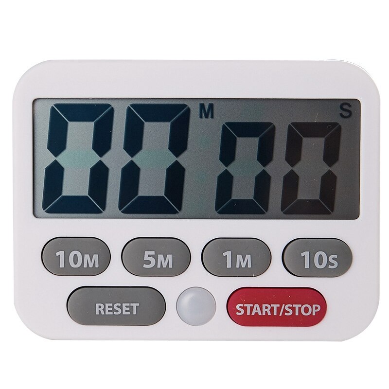Keuken Timer & Stopwatch, Grote Cijfers, Luid Alarm, Mute Functie, Quick-Set Knoppen, magnetische Stand