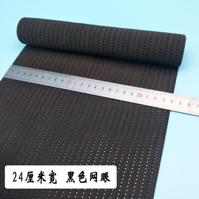 Extra brede mesh elastische band/Postpartum corset riem/Riem accessoires/elastische band/ademend comfort: 24cm black