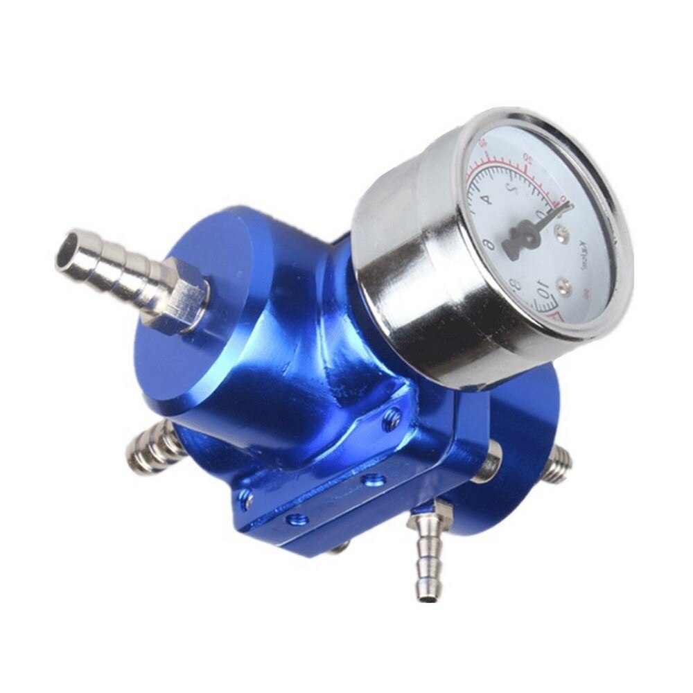 Bilmodifisering drivstofftrykkregulator drivstoffforsterker drivstofftrykkregulator firkantet kompressor: Blå