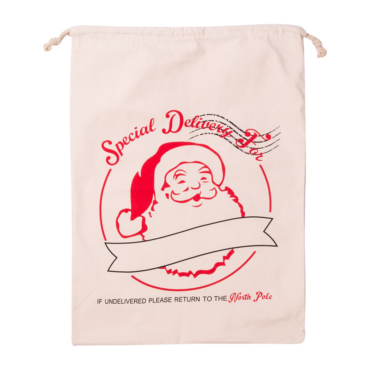 Jul personlig slikpose favor sække strømpe xmas taske santacotton linned sæk holder snor taske: 3