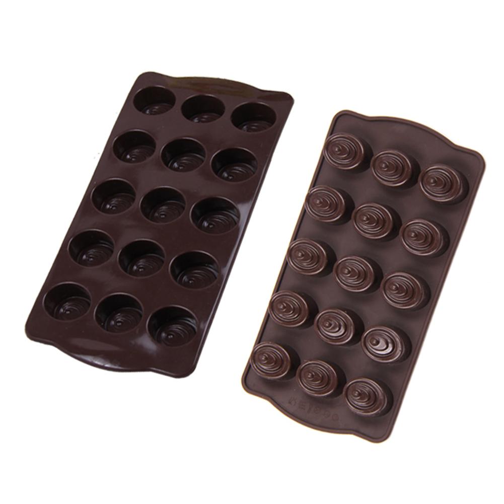 15 gat Cakevorm-Ovale Goudstaaf-Vormige Chocolade Silicone Mold-Hoge Temperatuur Weerstand Jelly Hard Candy