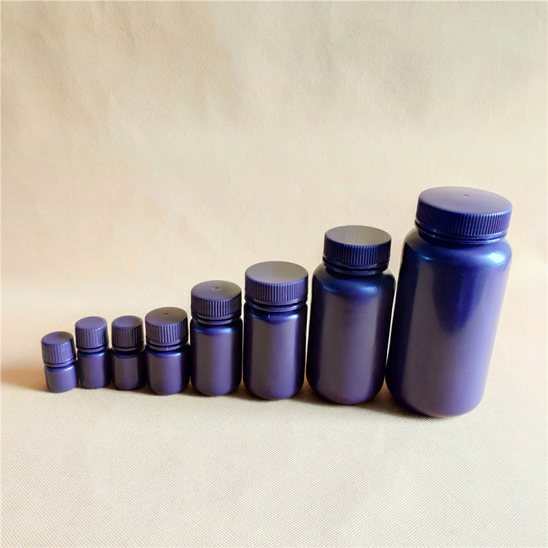 10Pcs 30ml Brown PP Plastic Chemical Reagent Bottle,Chemistry Polypropylene Sample Bottle