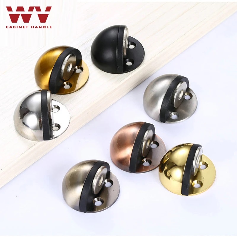 Tope de puerta WV, pegatina de protección de seguridad, soporte de puerta oculto, bloqueo sin clavos para suelo, tope de tiro, Hardware de puerta tope puerta topes de puerta cerraduras inteligente para puertas colgador