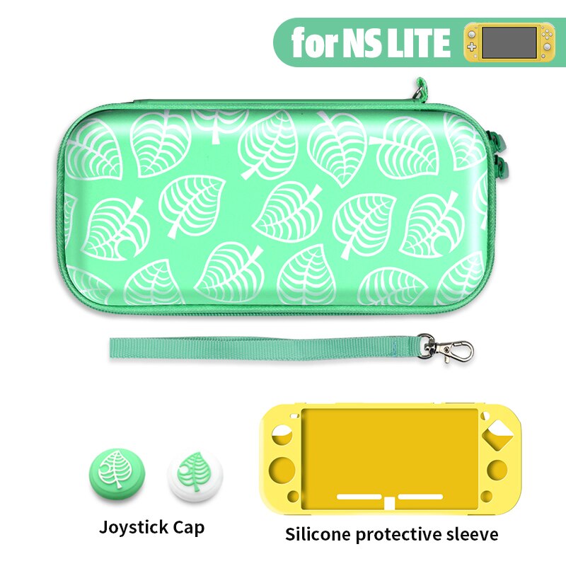 DATA FROG Animal Crossing Portable Travel Carrying Case For Nintendo Switch/Lite Console Storage Bag For NS Lite Accessories: For Switch Lite  05