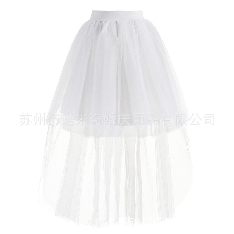 Jupe Lolita noire en Tulle, , jupon sous-jupe, Tutu, Sexy,: WHITE