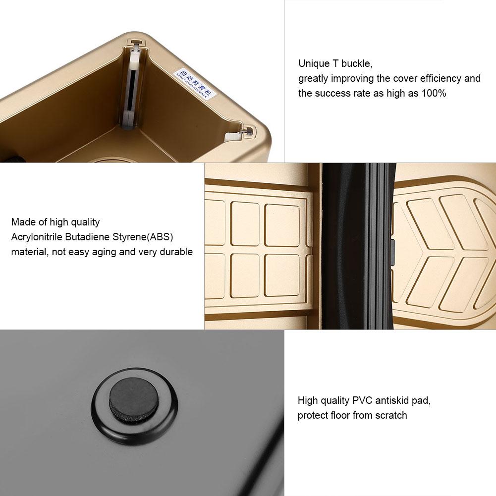 Automatic Shoes Cover Dispenser Household Stepping Disposable Booties Maker Anti Droplet Dust Machine Shoe Cover For Home Office