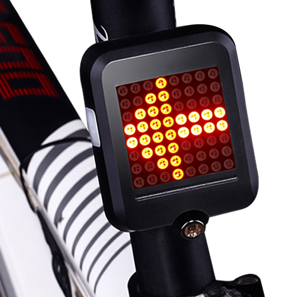 64 LED Automatische Richting Indicator Fiets Achter Achterlicht USB Oplaadbare Fietsen MTB Bike Veiligheidswaarschuwing Richtingaanwijzers Licht