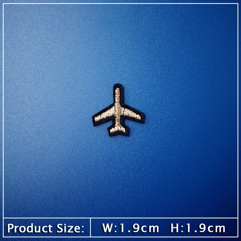 Bril Vliegtuigen Liefdesbriefje Patches Kleden Borduurapplicatie Naaibenodigdheden Decoratieve badges Canada Esdoornbladeren Bliksem: Nickel-Free White