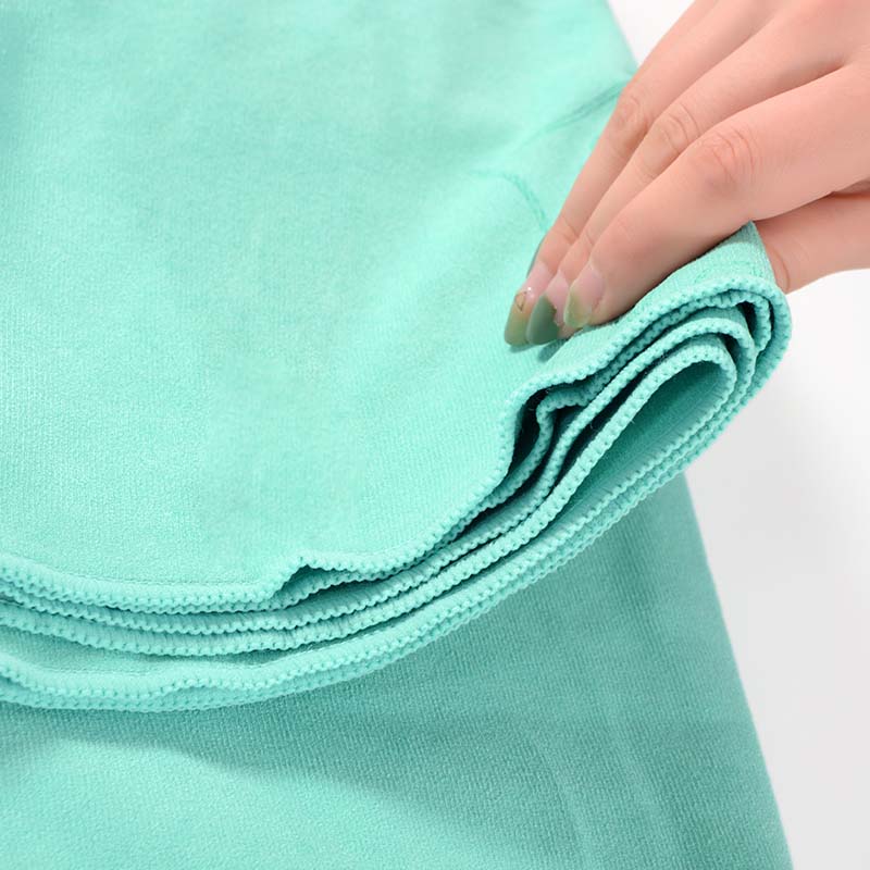 Asciugamano yoga in pile a doppio strato in microfibra, ad asciugatura rapida e piacevole assorbimento del sudore