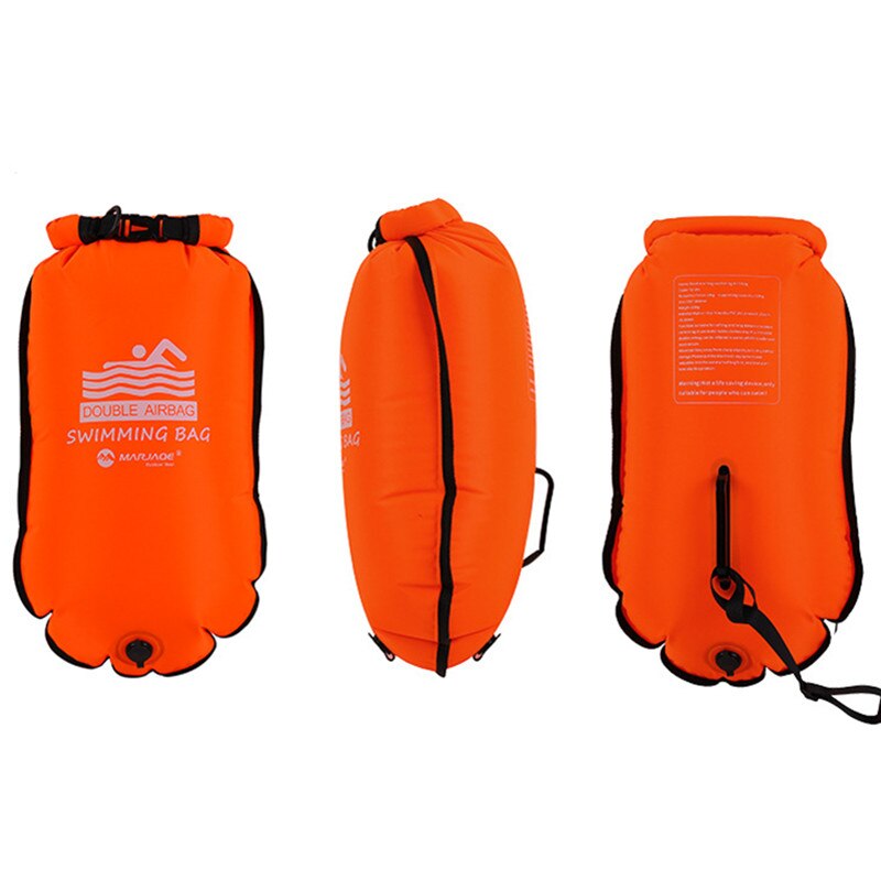 Waterproof 20L Airbags Swimming Bag Anti-snoring Storage Lifebuoy Buoy Prevent Drowning for River Trekking