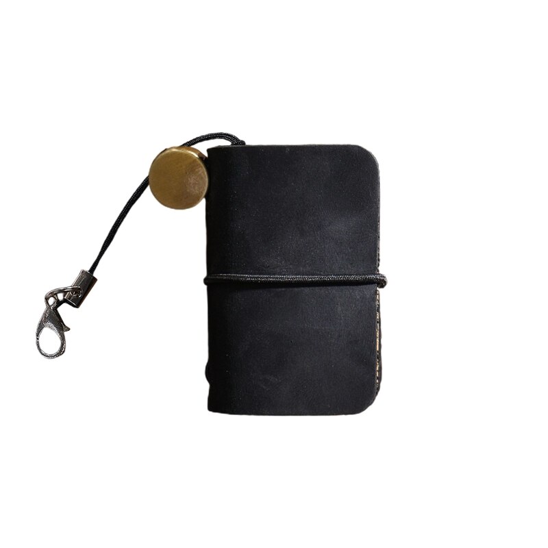 Blank Unlined Leather Notepad Diary Notebook for Artist Architect School 64Pages: 01