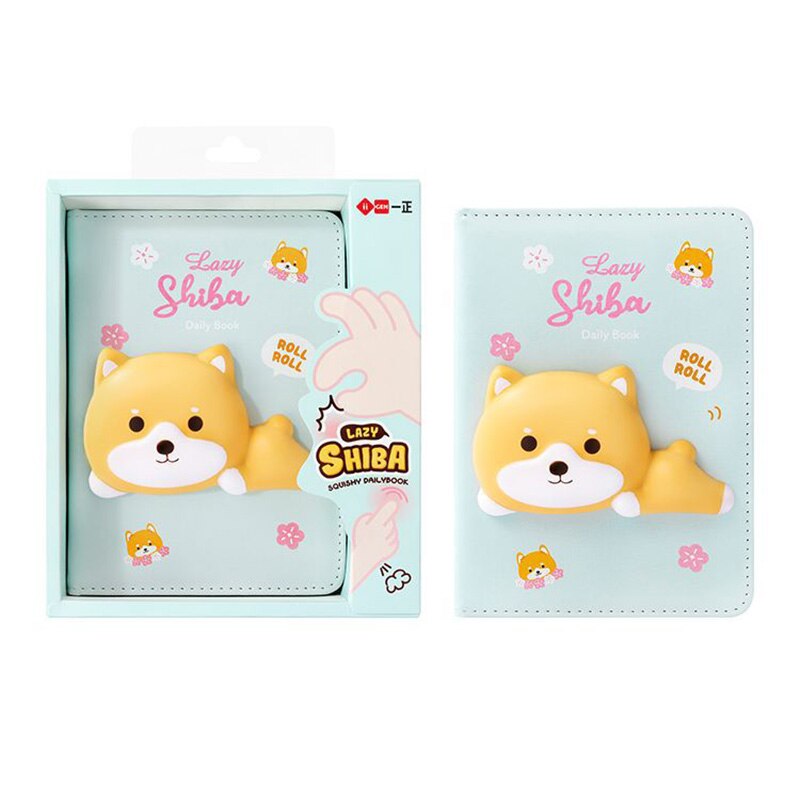 Children Students Planner Agenda Notebook Cute Decompression Notebook Stationery Office School Supplies: Shiba Inu