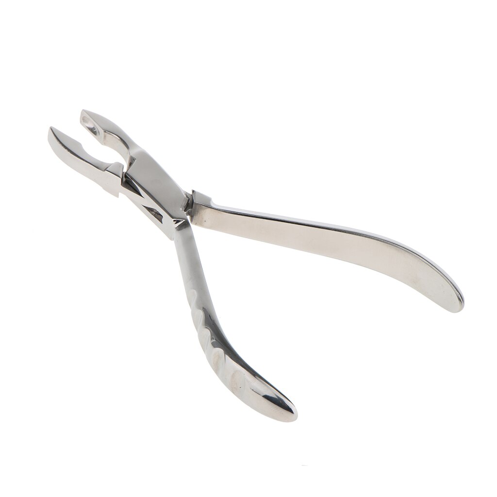 Stainless Steel Bead Ring Closing Plier Clamp Jewelry Forceps