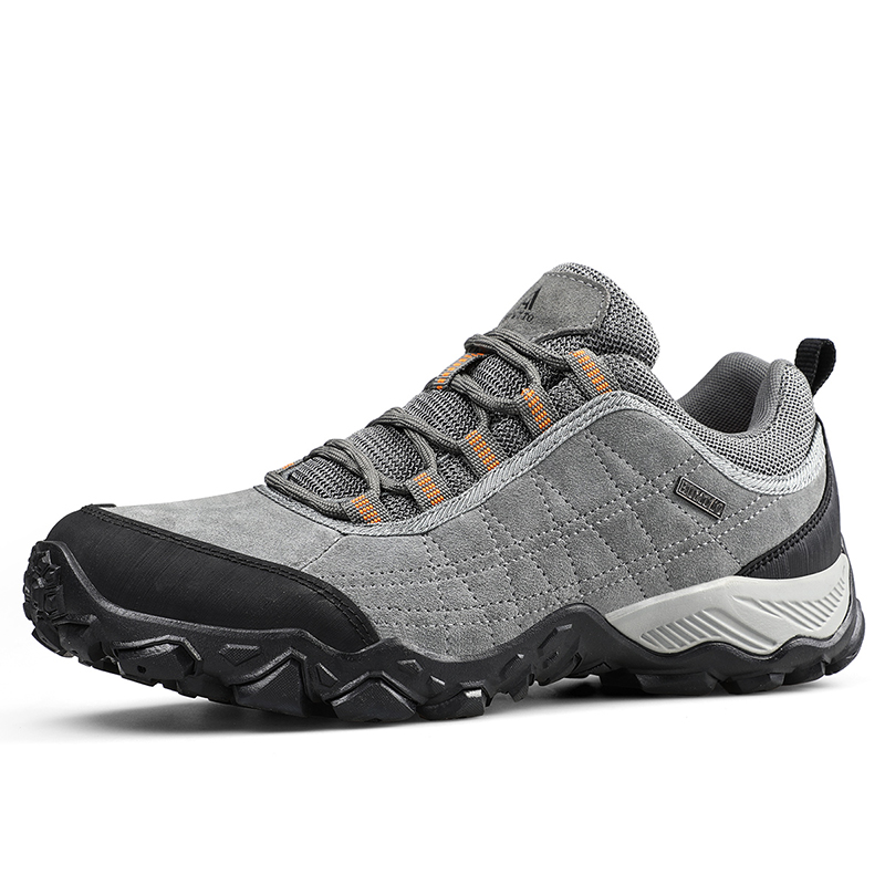 HUMTTO Breathable Summer Shoes for Men Non-slip Sports Hiking Shoes Man Outdoor Luxury Trekking Climbing Mens Sneakers: GRAY / 10.5