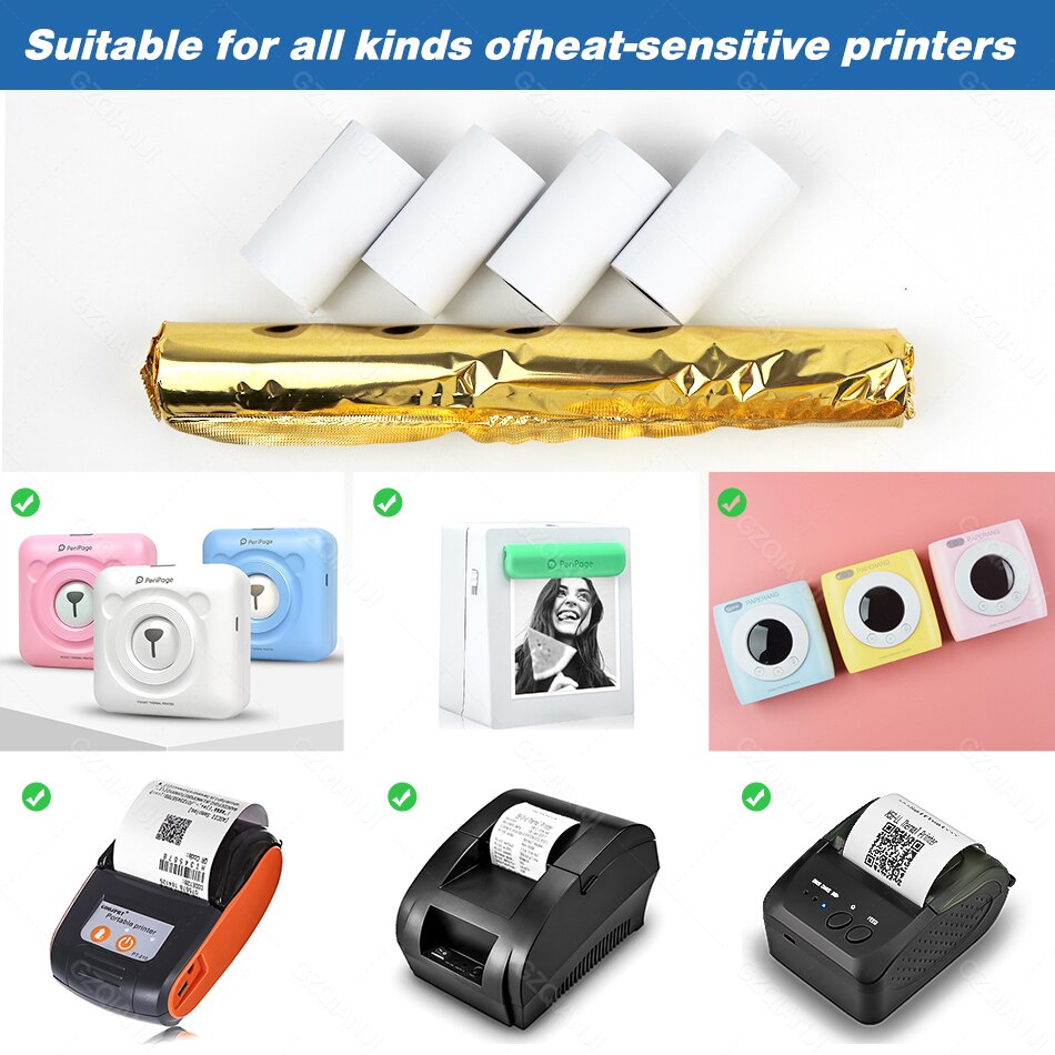 Thermal paper Receipt printer paper POS printer 58mm paper 58*30mm for Mobile POS mobile printer paper Rolls