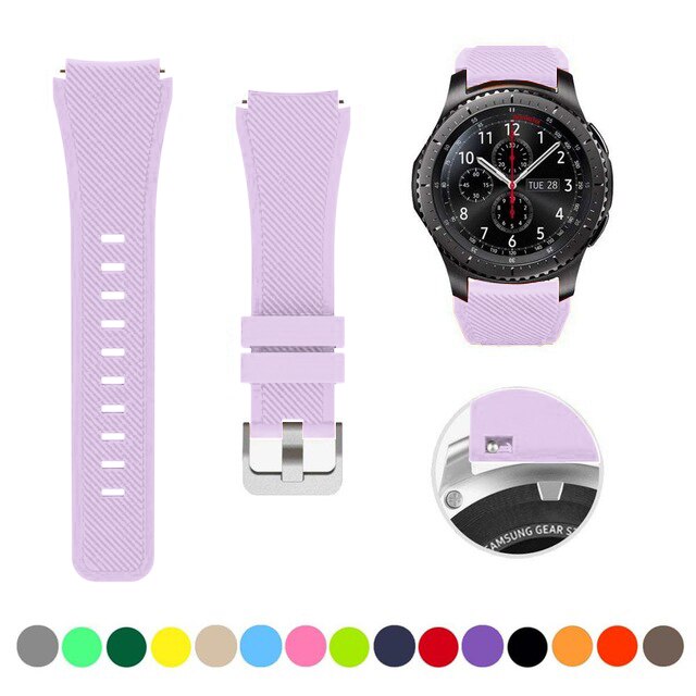 Correa para Samsung galaxy watch 3 46mm Gear S3 Frontier amazfit bip/pulsera activa 20/22mm correa de reloj Huawei watch gt 2/2e 42mm