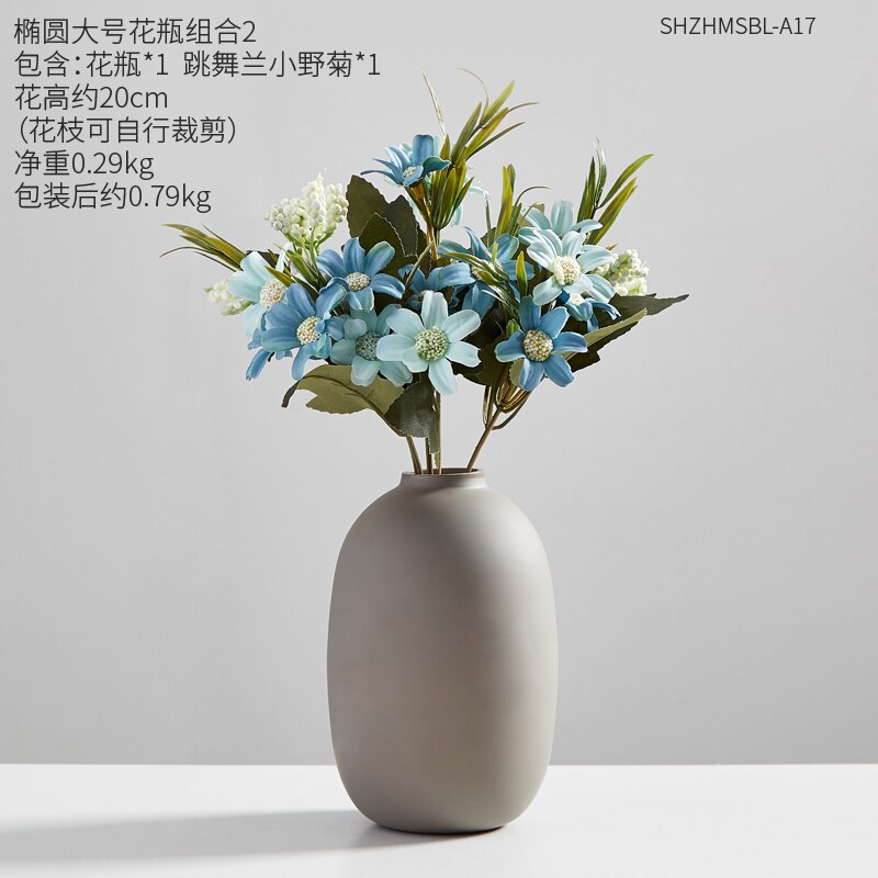 Accessoires de décoration de la maison | Vases à fleurs modernes pour fleurs, Vase en céramique, petite décoration de salon, décoration de bureau: Combination-G