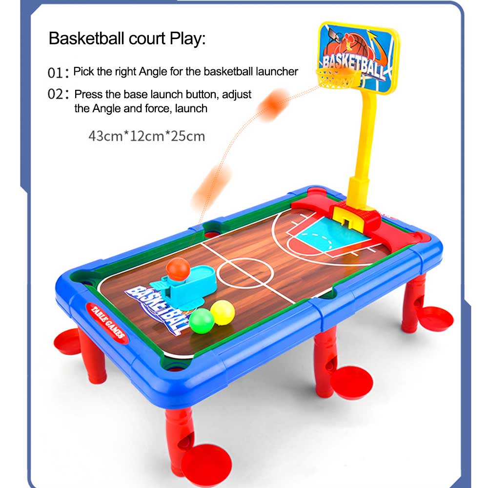 7 In 1 Board Game Multifunctionele Mini Biljart Voetbal Basketbal Tafel Bowling Golf Hockey Tabl Indoor Educatief Biljart Speelgoed