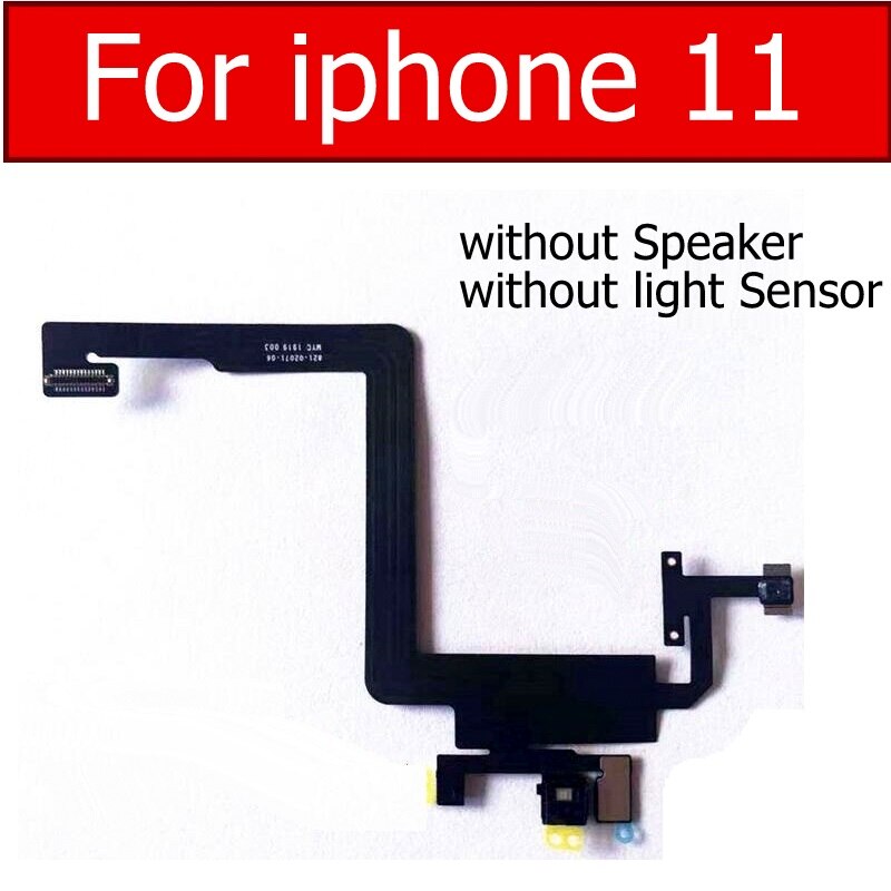 Sensor de proximidad de luz Cable flexible auricular altavoz montaje para iPhone X XS Max XR 11 Pro Max piezas de repuesto