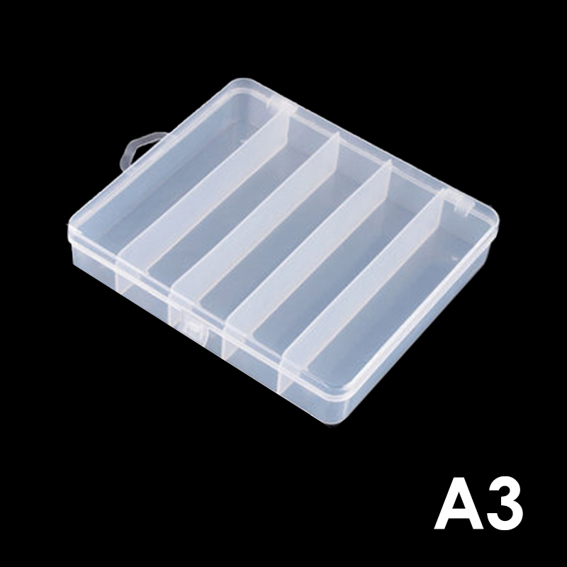 Fishing Tackle Box 5 Compartment Hook Box Fishing Tackle Accessories Lure Hook Boxes Fishing Tackle Box: A3