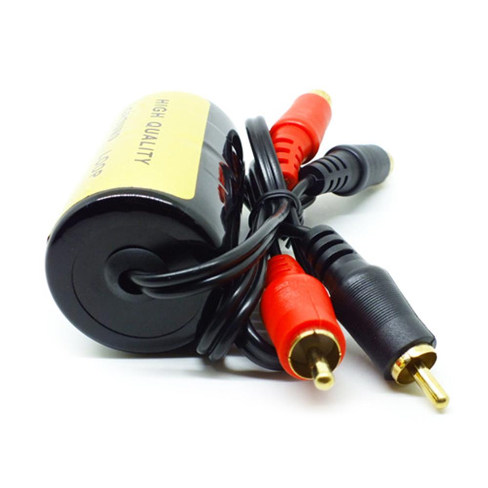 Audio Anti-Noise RCA Ground Loop Isolator Noise Filter Female To Male Earthing for Car Audio Systems Auto Products