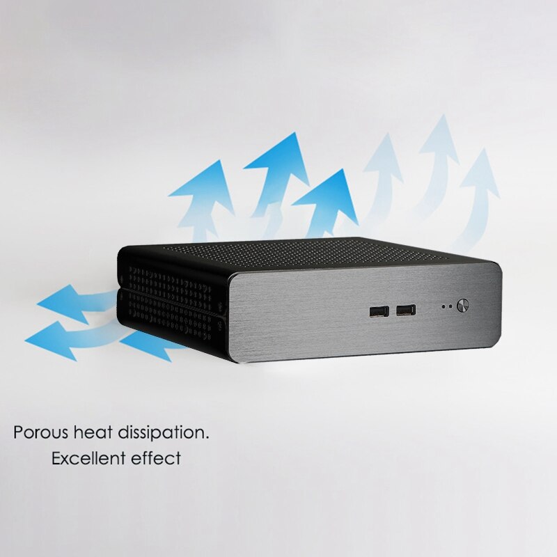 G60S spina per Computer MINI telaio ITX usb 2.0 interamente in alluminio per Desktop
