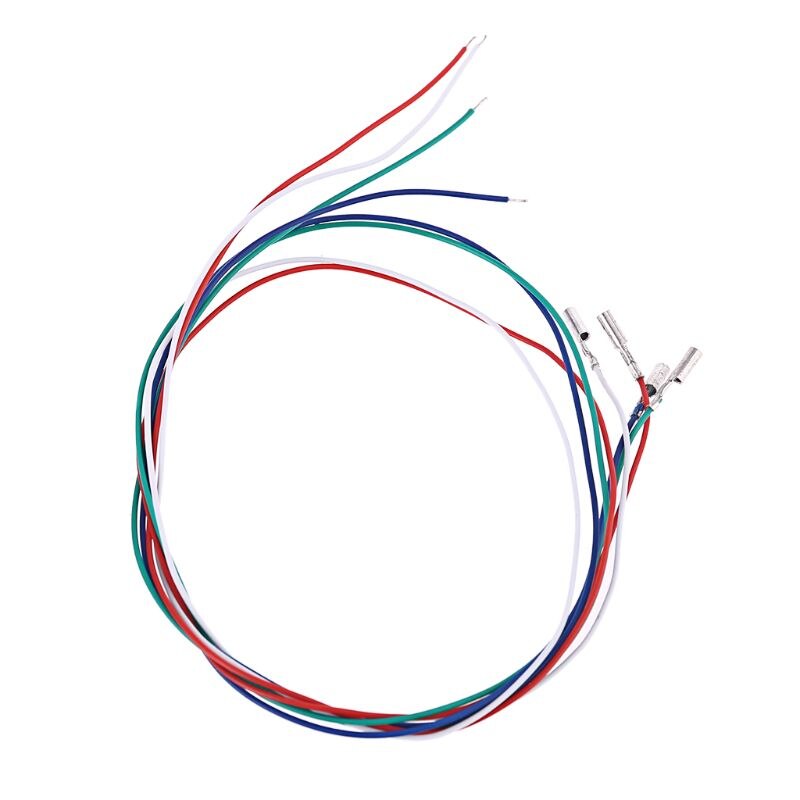3/4 stk. patron phono-kabel fører headerledninger til pladespiller phono headshell  n58e