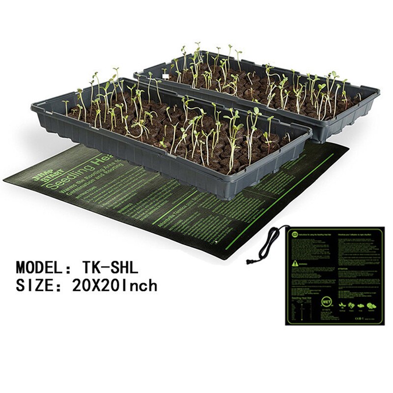 52x52cm 45W Seedling Heat Mat Plant Seed Germination Warm Hydroponic Heating Pad