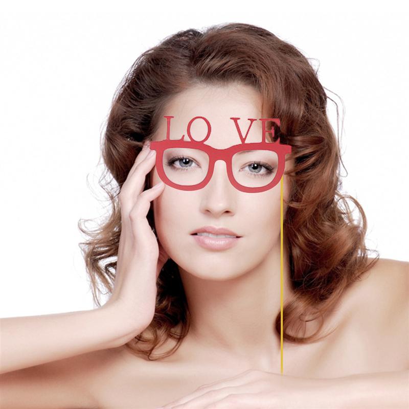 Funny Valentines Day Photo Props Set Wedding Party Decoration Photo Booth Props Set Photography Accessories