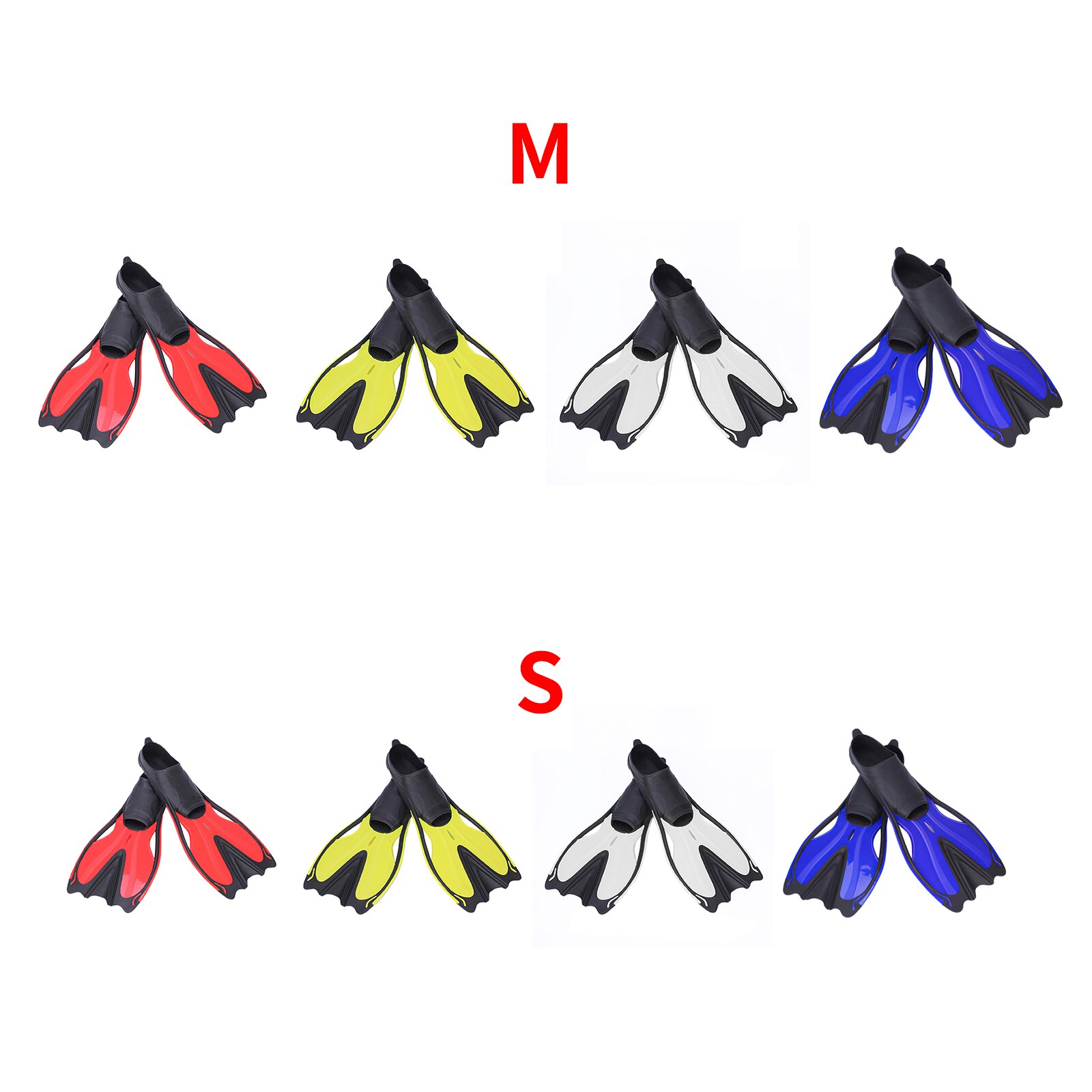 Zwemmen Vinnen Volwassen Snorkelen Voet Flippers Kinderen Duiken Vinnen Beginner Zwemmen Apparatuur Draagbare Volwassen & Kinderen Duiken Flippers