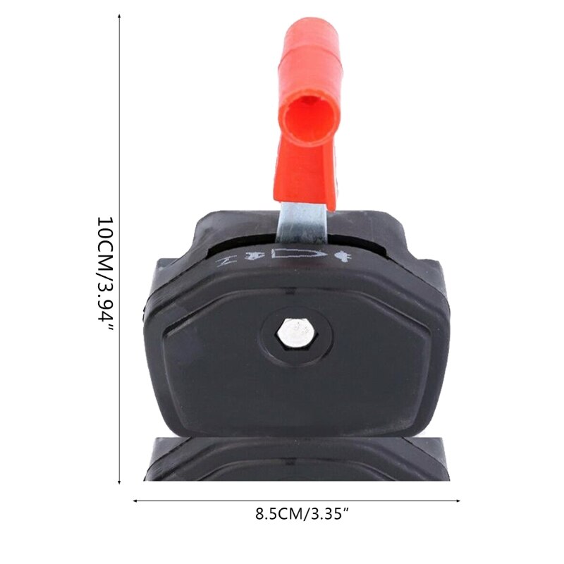 Plastic and Durable Lawn Mower Replacement Parts Black+Red Throttle Control Box Throttle Switch Lawn Mower Parts