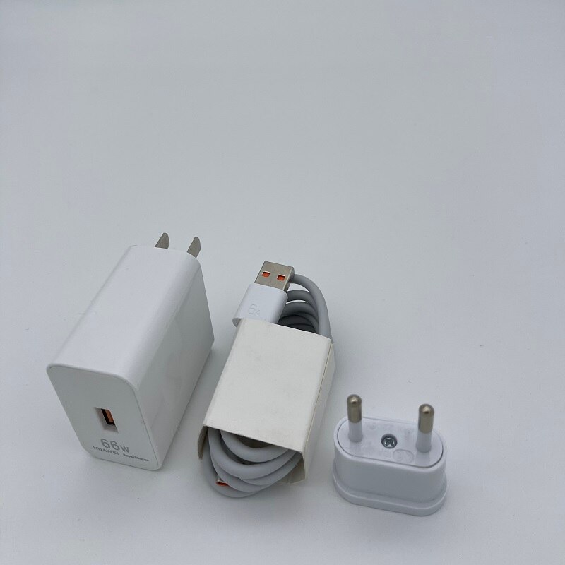 Originele Huawei Mate40pro Usb Charger Muur Travel Supercharge 66W Max Usb 6A Type C Kabel Voor Mate30 40 P40 pro Nova8 Se: EU with 6A cable