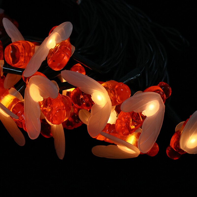 Leuke Honey Bee String Lights Bee Outdoor Tuin Patio Decoraties Fairy Lights