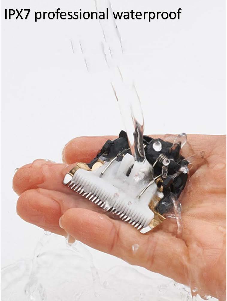 Hair Clipper Electric Trimmer With LED Screen Washable Rechargeable Men Strong Power Steel Cutter Head