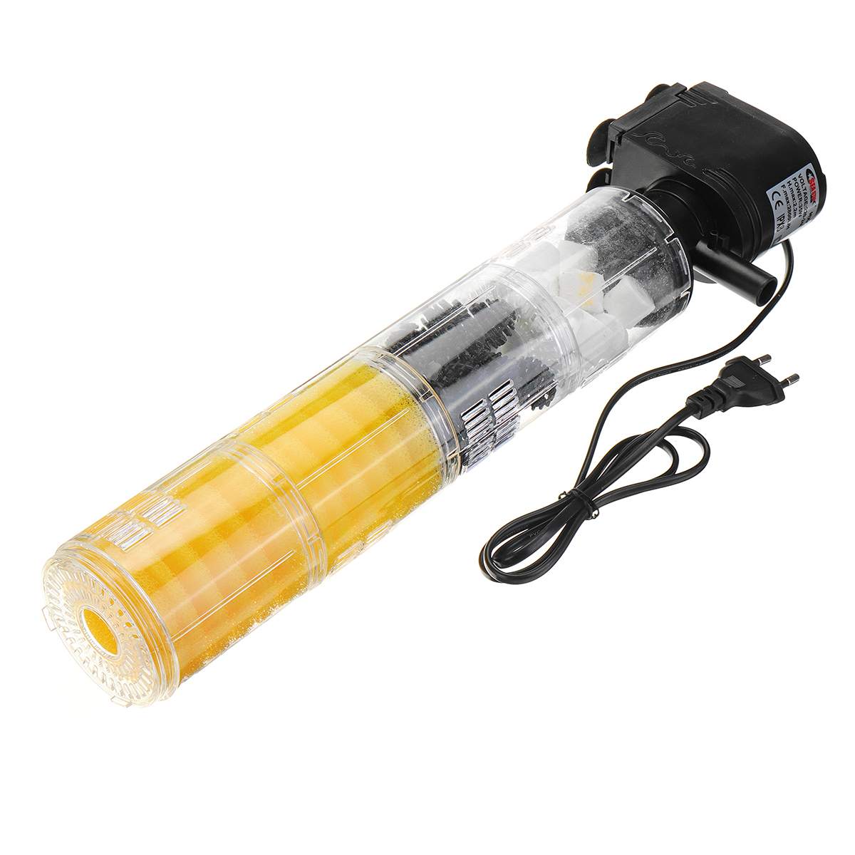 3 in 1 Mini Aquarium Filter Fish Tank Internal Filter 4 Layers Fish Tank Submersible Water Pump Air Oxygen Increase