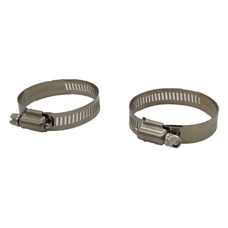 Adjustable Stainless Steel Duct Clamps Air Ducting Clamps Hose Clamps Pipe Clamps Worm Drive Hose Clamps (Pack of 4)